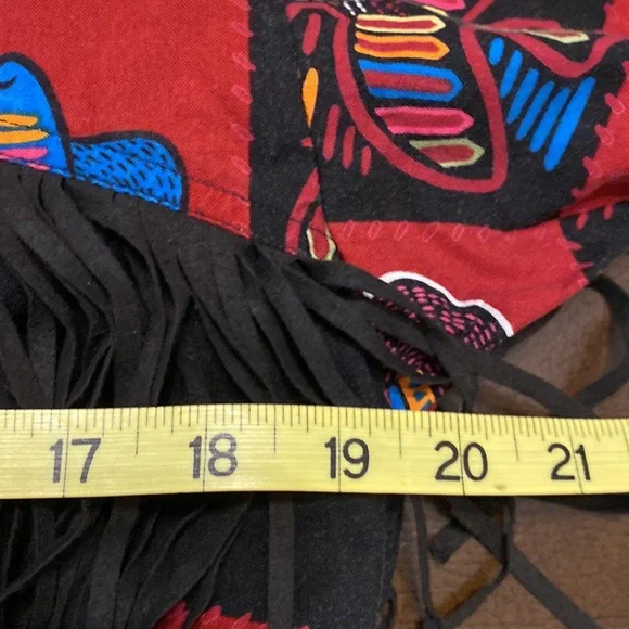 Vintage fringe western rodeo button shirt womens size medium Made in USA - Picture 7 of 8